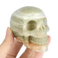 Natural 3" Afghanistan Jade Skull Statue - Smqartcrystal