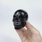 3" Black Obsidian Skull Statue