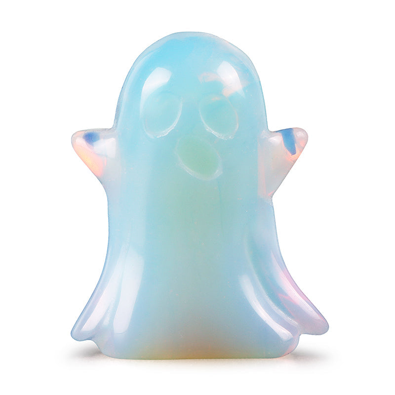 1.8" Crystal Ghost Statue SmqartCrystal