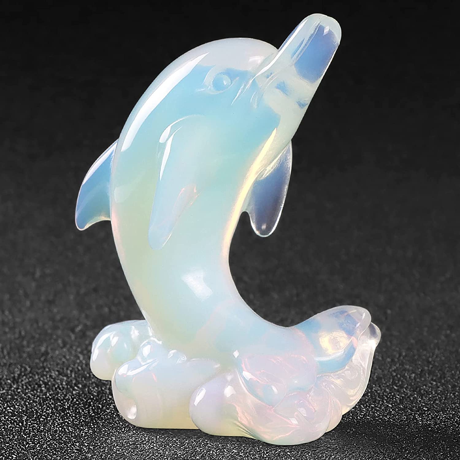 2.3" Crystal Dolphin Statue SmqartCrystal