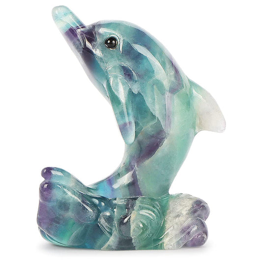 2.3" Crystal Dolphin Statue SmqartCrystal