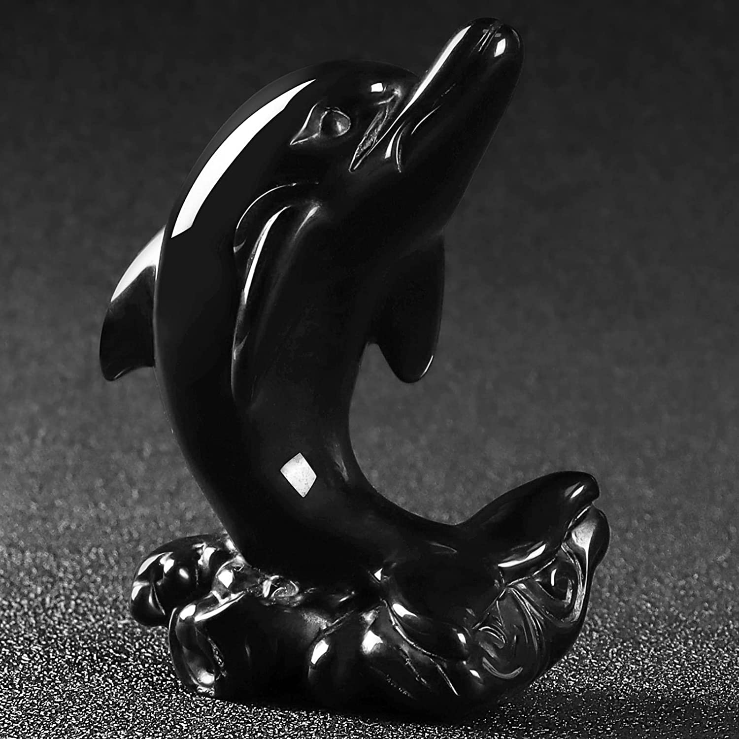 2.3" Crystal Dolphin Statue SmqartCrystal