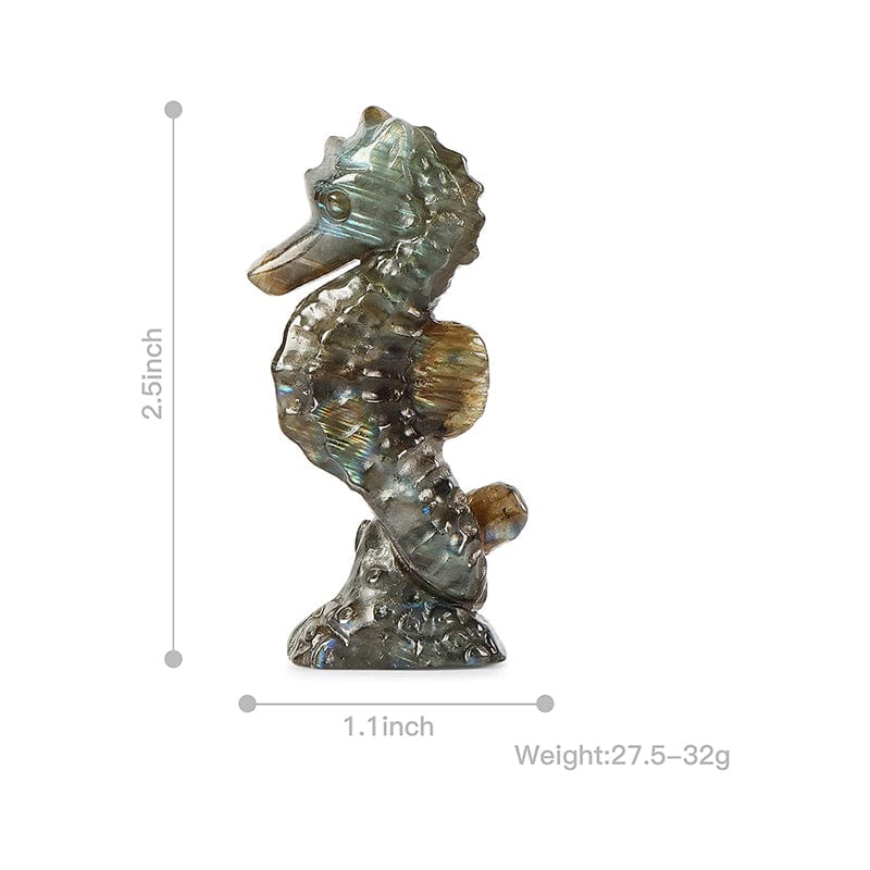 2.5" Crystal Seahorse Figurine SmqartCrystal