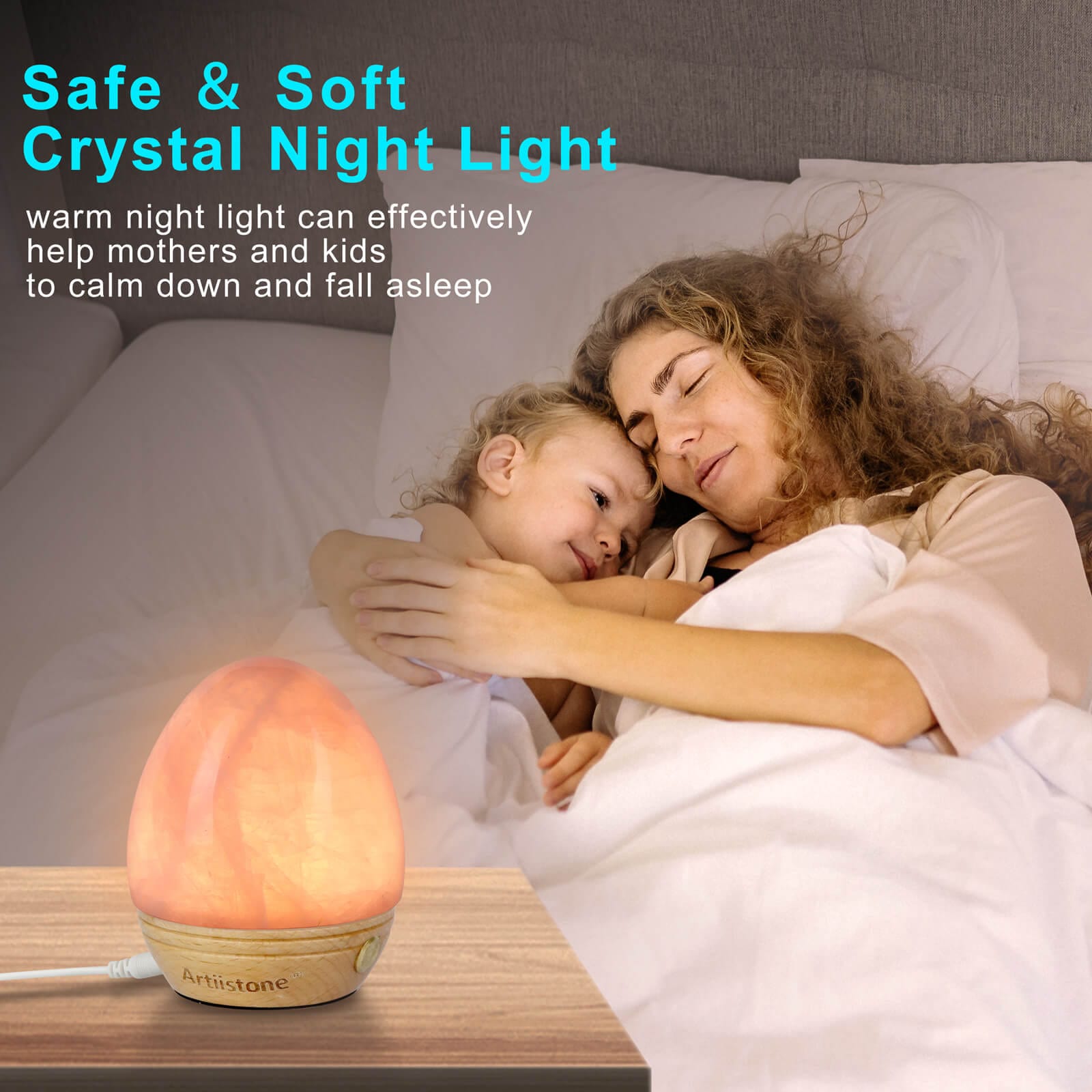 3.2" Crystal Night Light - Smqartcrystal