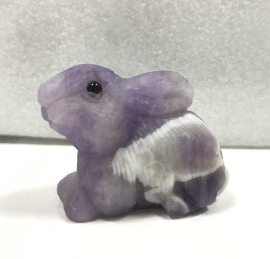 Artistone Hand Carved CrystalAmethyst 2" Dinosaur Statue Animal Collection. SmqartCrystal