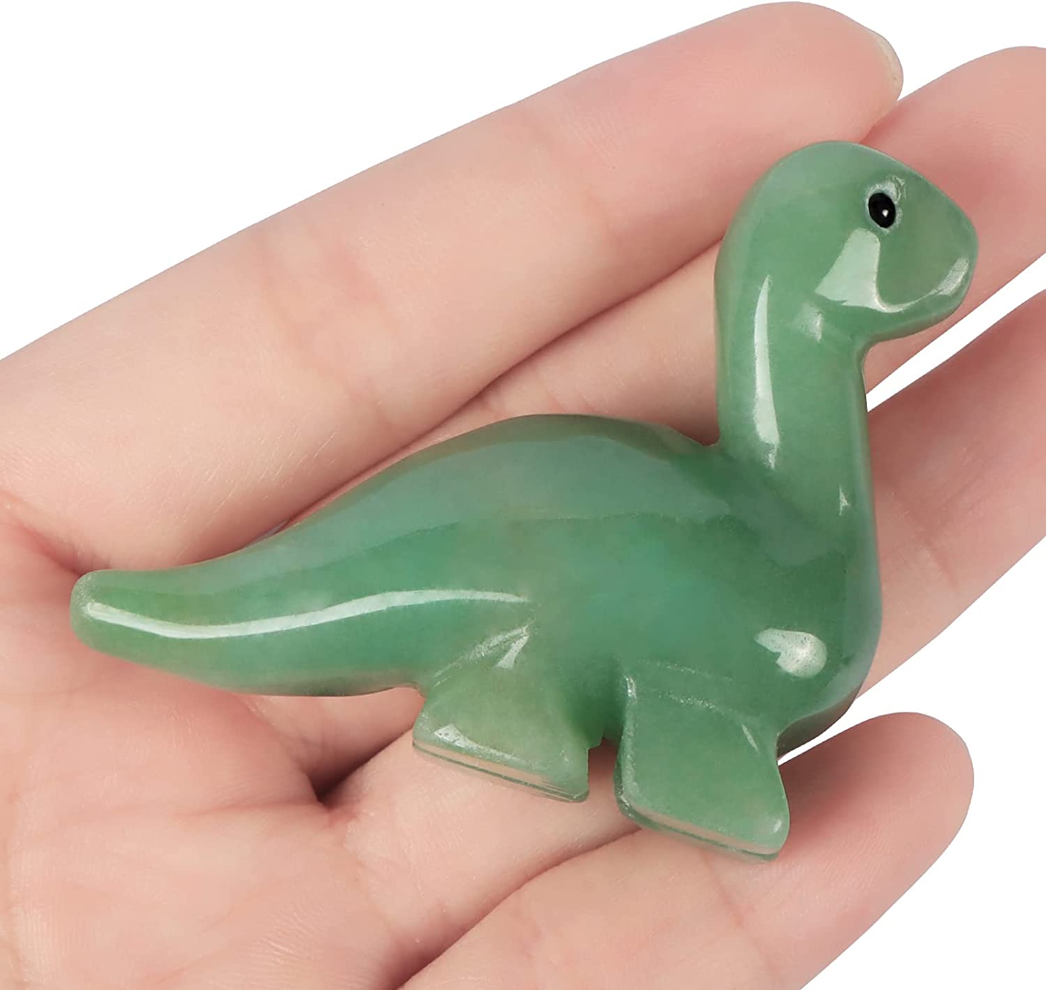 Artistone Hand Carved Green Aventurine 2" Crystal Dinosaur Statue Animal Collection. SmqartCrystal